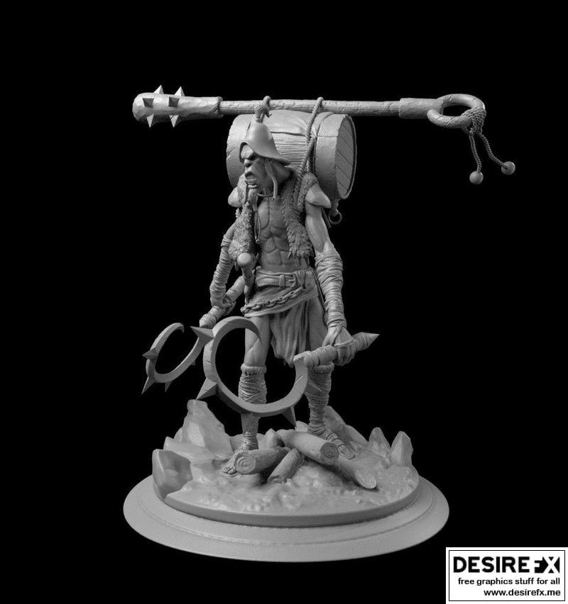 3D打印巨战士模型|Giant warrior Carrier 3D print model