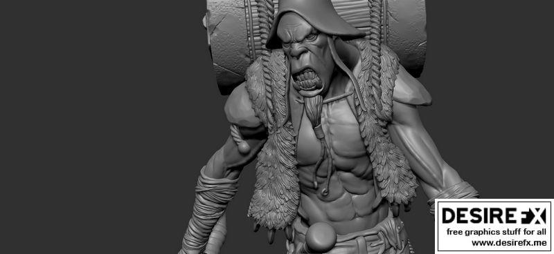 3D打印巨战士模型|Giant warrior Carrier 3D print model