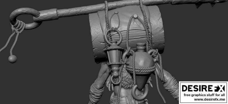 3D打印巨战士模型|Giant warrior Carrier 3D print model