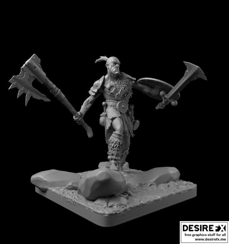 3D打印巨战士模型|Giant warrior 3D print model