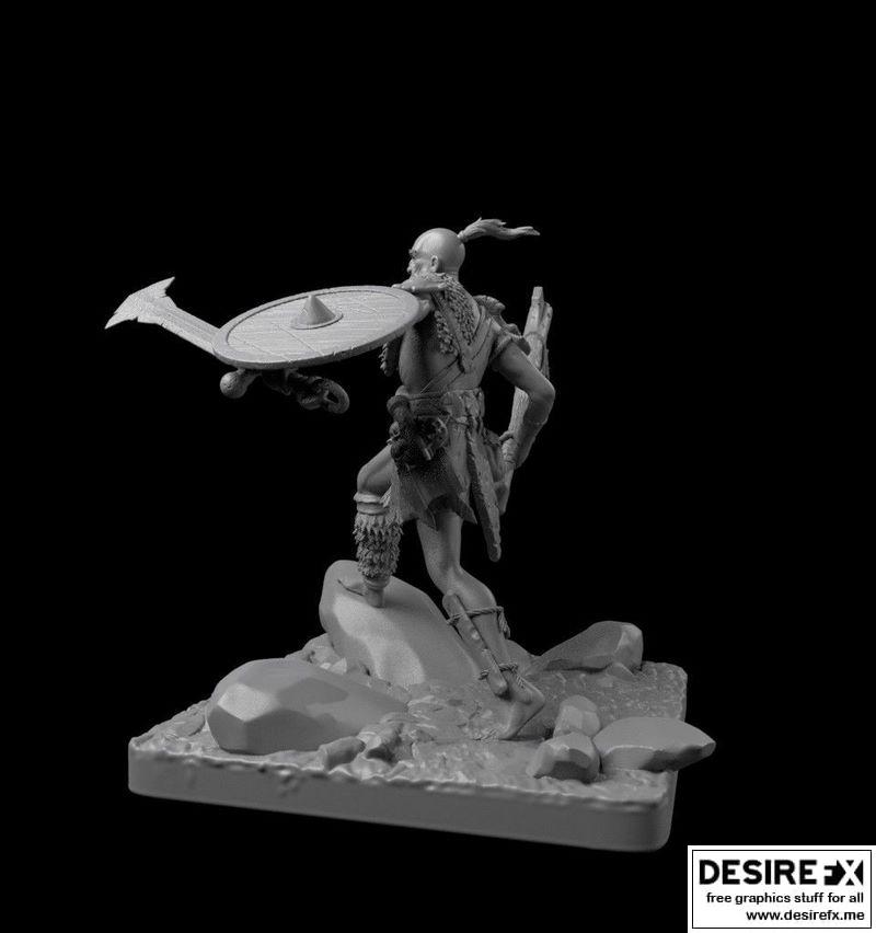 3D打印巨战士模型|Giant warrior 3D print model