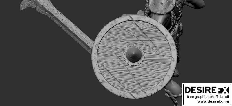 3D打印巨战士模型|Giant warrior 3D print model