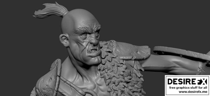 3D打印巨战士模型|Giant warrior 3D print model