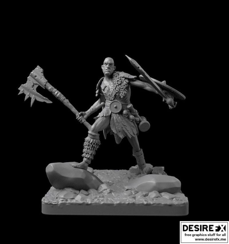 3D打印巨战士模型|Giant warrior 3D print model