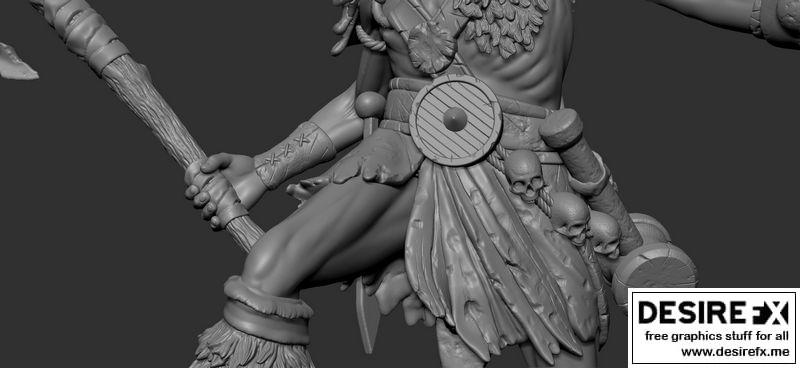 3D打印巨战士模型|Giant warrior 3D print model