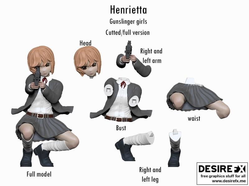 亨丽埃塔 3D打印模型|Henrietta – 3D Print Model STL