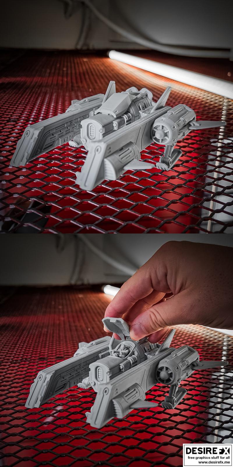 叛逆萨夫飞船 3D打印模型|Rebellious Sav Spaceship – 3D Print Model STL