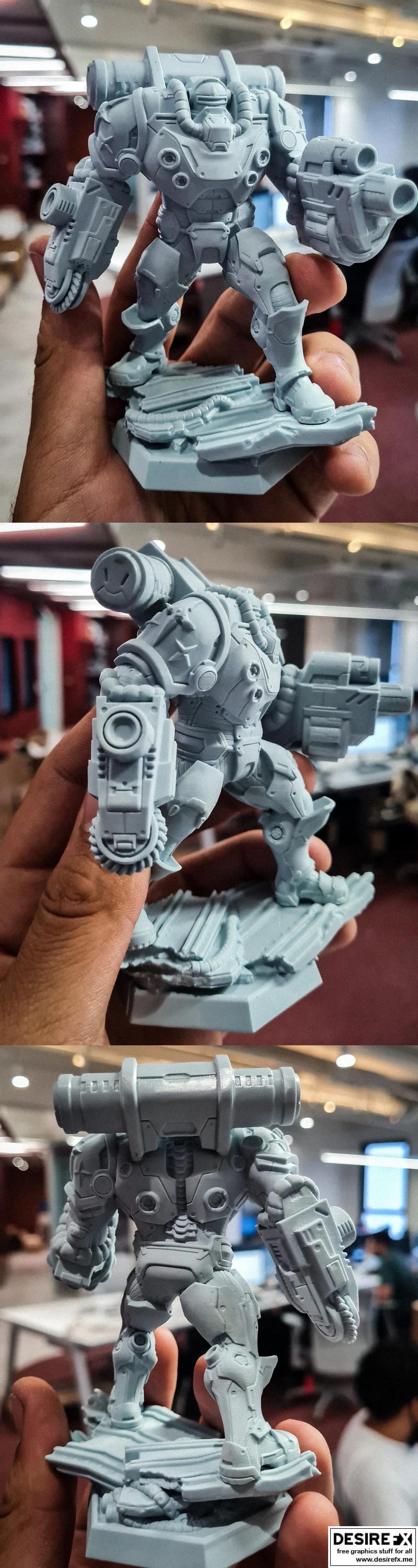 UMW动力装甲士兵 3D打印模型|UMW Power Armor Soldier – 3D Print Model STL