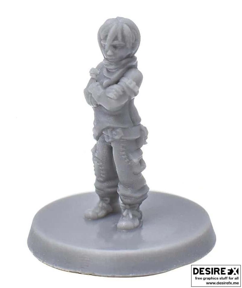 科幻贫民窟儿童3 3D打印模型|Sci-Fi Slums Kid 3 – 3D Print Model STL