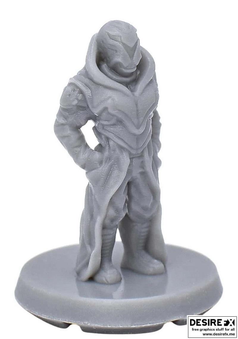 科幻市场民俗 syndicate 联系 - 《赛博朋克2077》- 红色警戒3D打印模型|Sci-Fi Market Folk Syndicate Contact