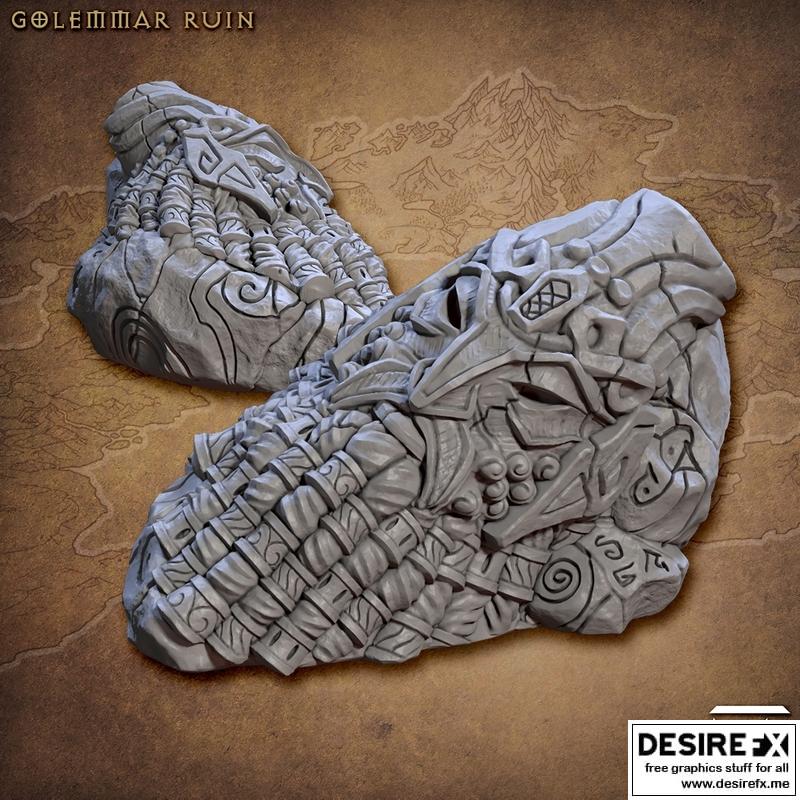 工匠 guild-哥利姆马小矮人-哥利姆马废墟-3D打印模型|Artisan Guild – Golemmar Gnomes – Golemmar Ruin – 3D Print Model STL