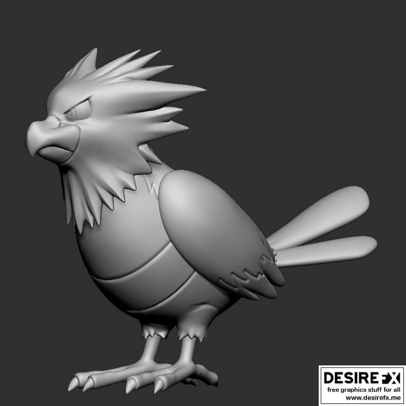 小火龙3D打印模型|SPEAROW POKEMON 3D print model