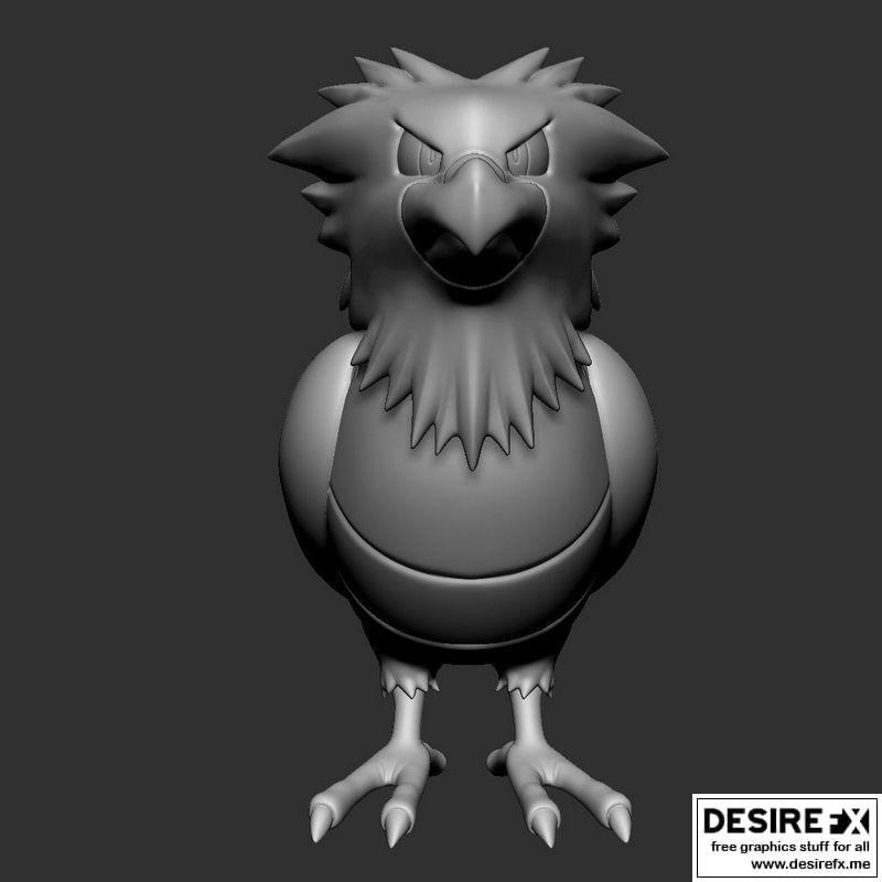 小火龙3D打印模型|SPEAROW POKEMON 3D print model