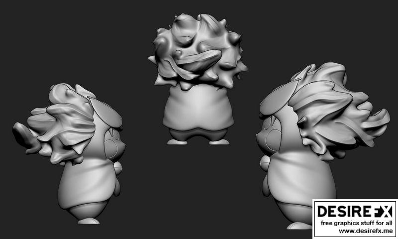 宝可梦 皮卡丘 3D打印模型|Pokemon – Pikachu Cosplay Gastly 3D print model