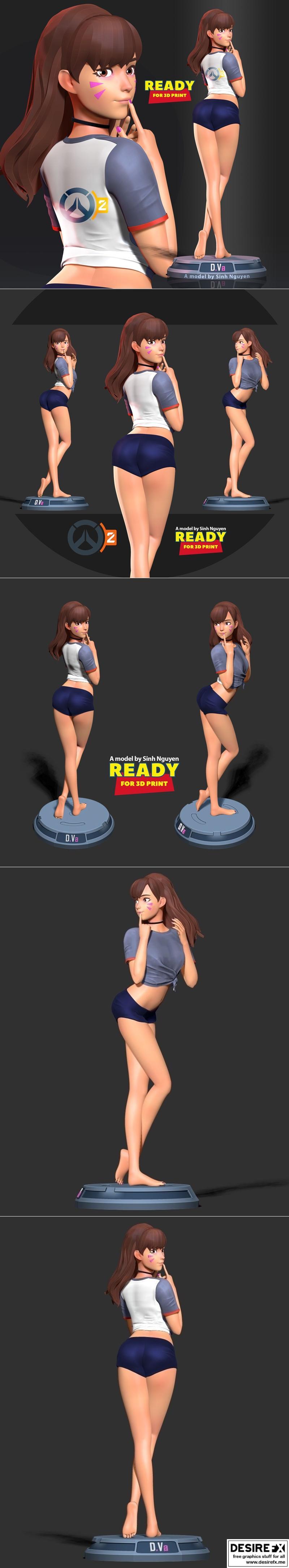 DVa 3D打印模型 STL|DVa – Fanart – 3D Print Model STL