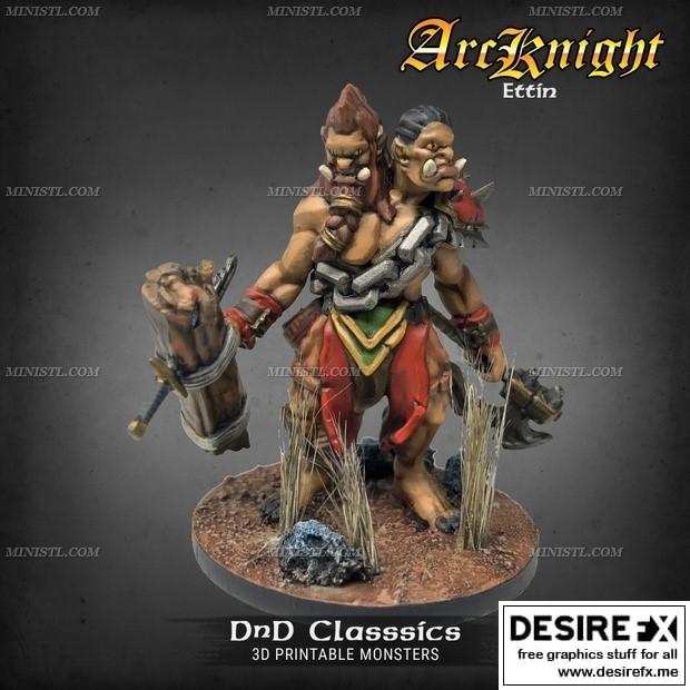 Ettin Timberwood - 3D打印模型 - 森林之王|Ettin Timberwood – Tier2 – 3D Print Model STL