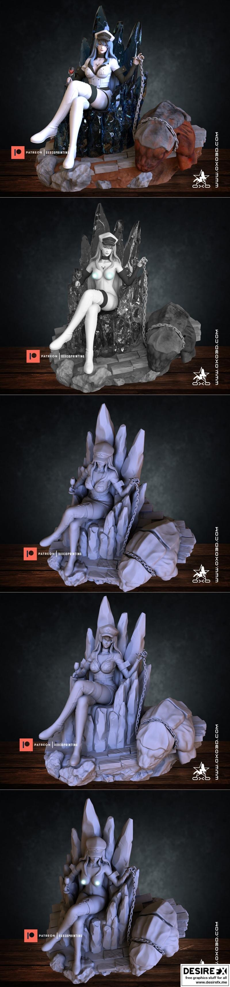 OXO3D - Esdeath - 3D打印模型|OXO3D – Esdeath – 3D Print Model STL