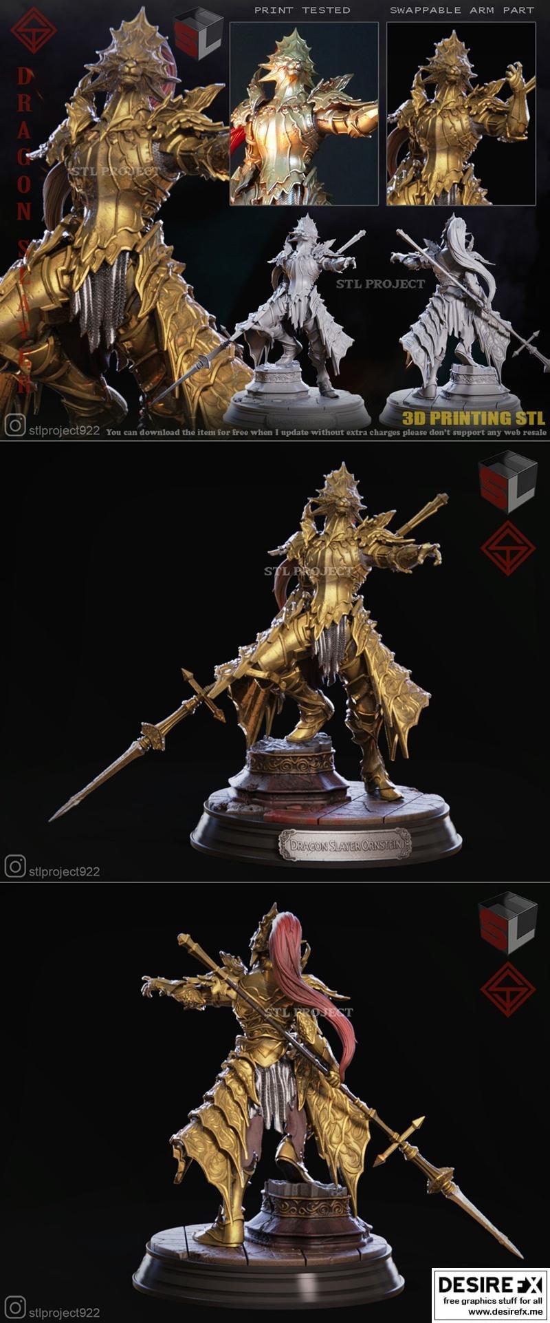 龙之 Slayer 3D打印模型|Dragon Slayer – 3D Print Model STL