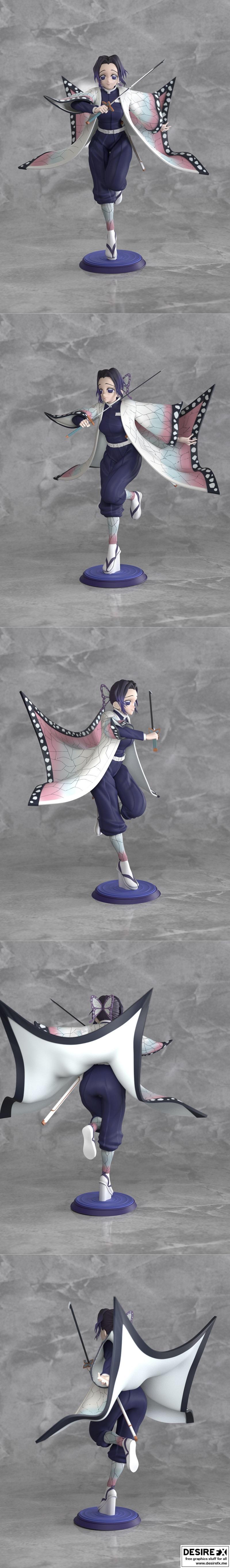 近藤比吕子 3D打印模型 STL|Shinobu Kocho – 3D Print Model STL