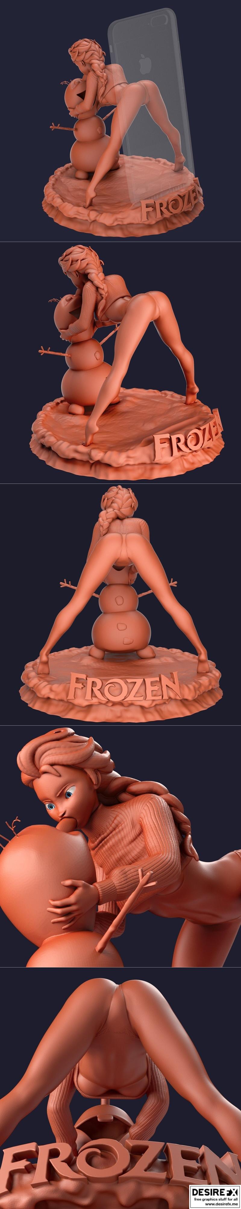 冰雪奇缘 3D打印模型|Frozen – 3D Print Model STL