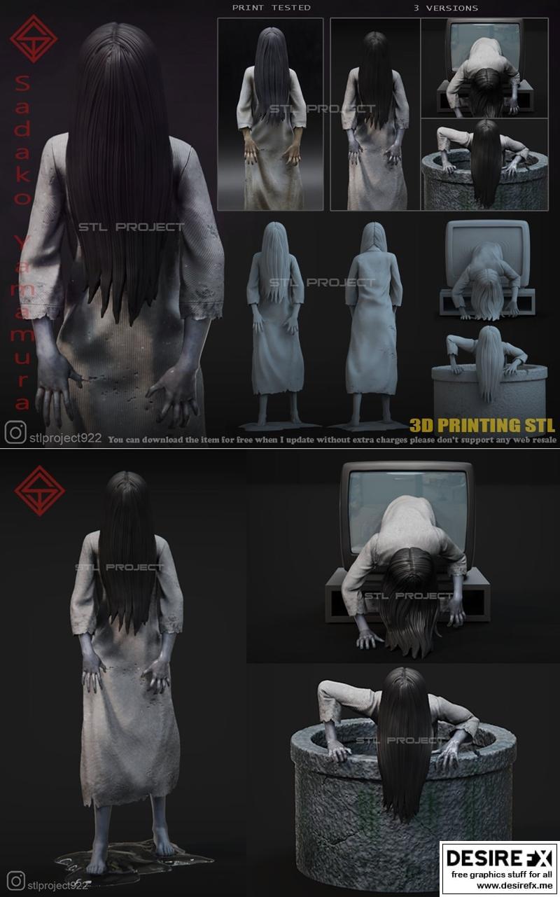 Sadako - 3D打印模型|Sadako – 3D Print Model STL