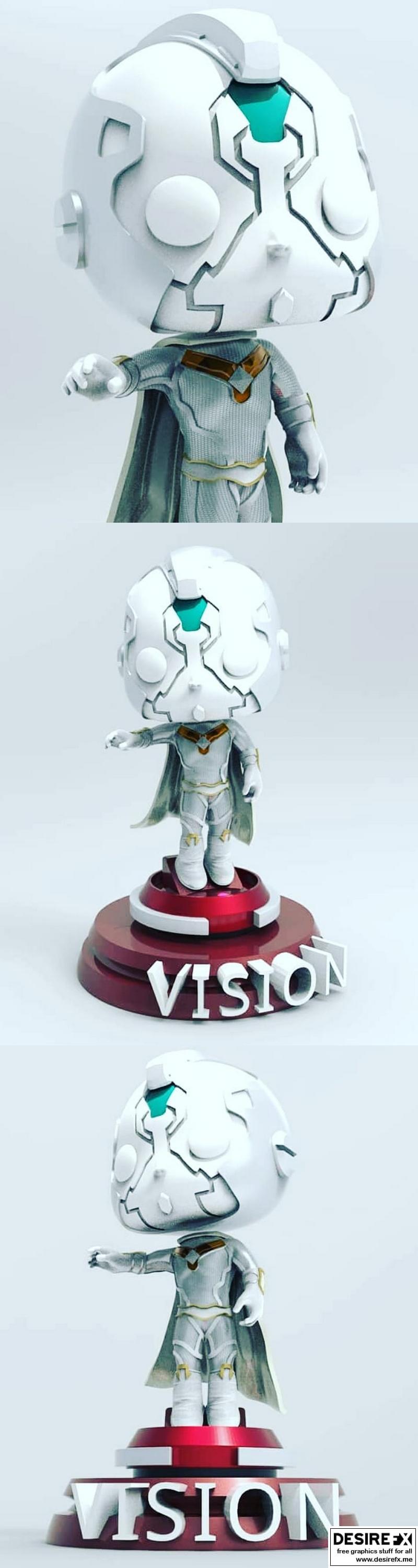 Funko新视觉-3D打印模型-动漫游戏角色立体模型|Funko New Vision – 3D Print Model STL