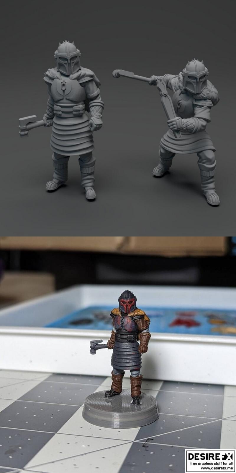 ForgeMaster迷你模型-动漫游戏角色3D打印模型STL|Forgemaster Miniature – 3D Print Model STL