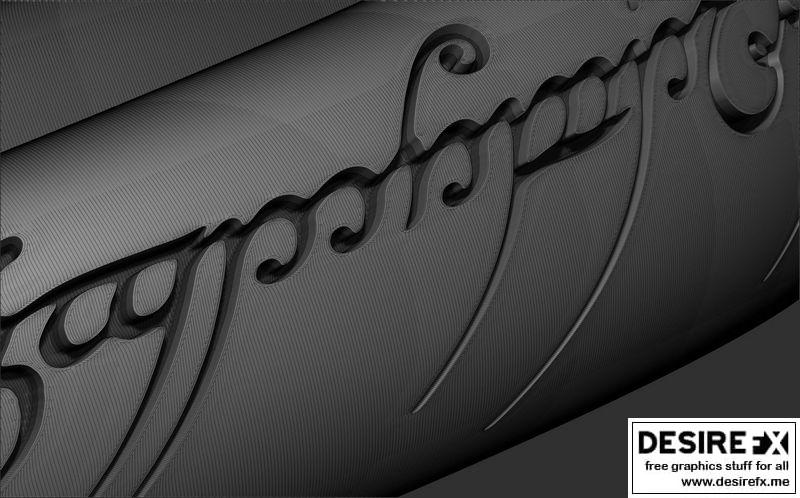 指环王 3D打印模型|The ring of omnipotence The Lord of the rings 3D print model