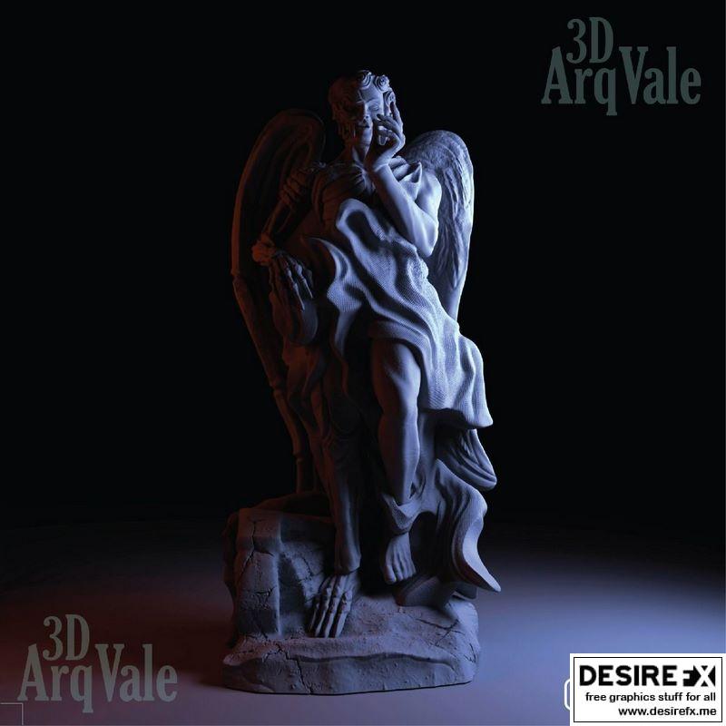 天使与恶魔 3D打印模型|Angels and Demons 3D print model