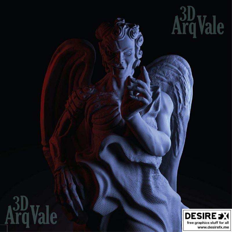 天使与恶魔 3D打印模型|Angels and Demons 3D print model