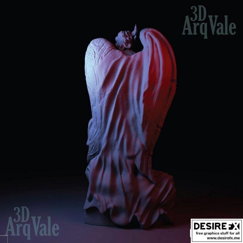 天使与恶魔 3D打印模型|Angels and Demons 3D print model