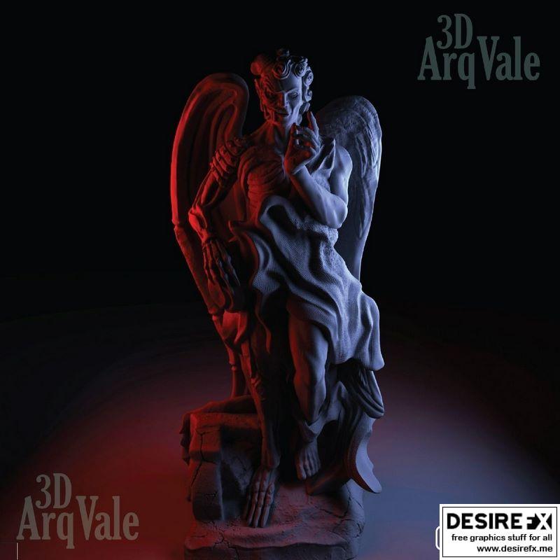 天使与恶魔 3D打印模型|Angels and Demons 3D print model