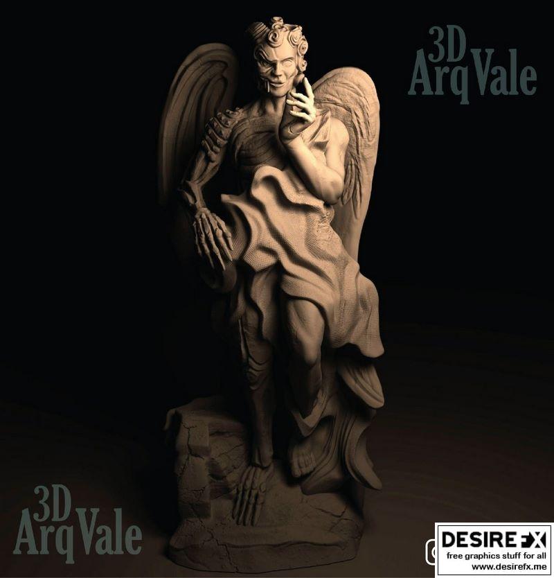 天使与恶魔 3D打印模型|Angels and Demons 3D print model