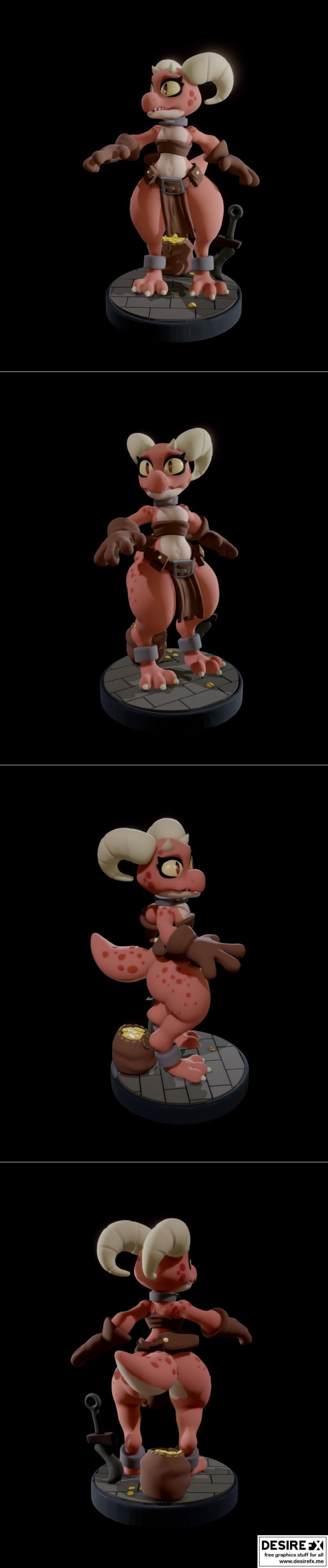 Piko - 3D打印模型 - 动漫游戏角色立体造型|Piko – 3D Print Model STL