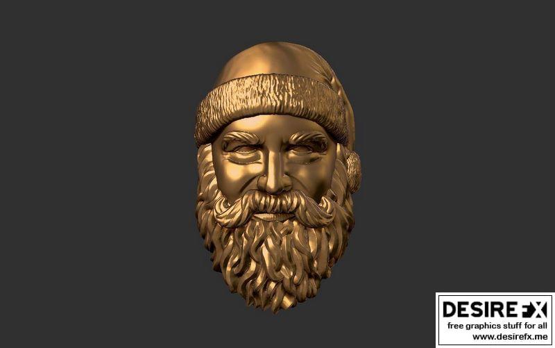 圣誕環 3D打印模型|Santa ring 3D print model
