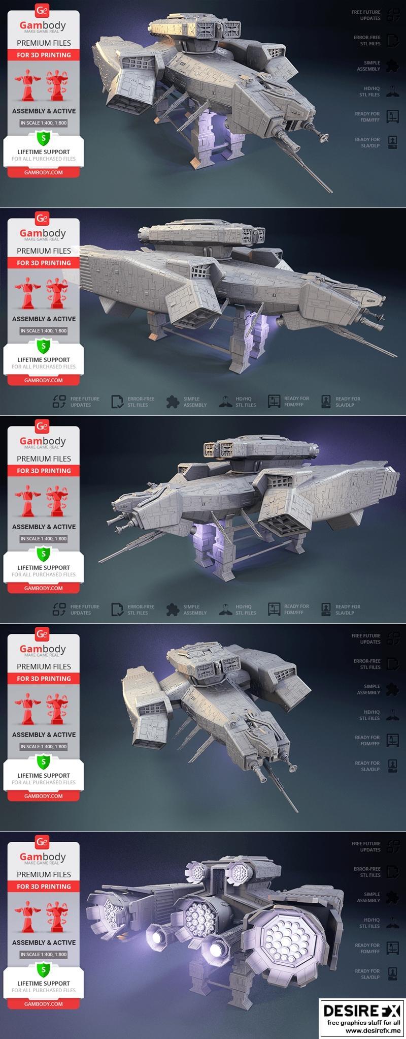 USCSS诺斯罗普 3D打印模型|USCSS Nostromo – 3D Print Model STL