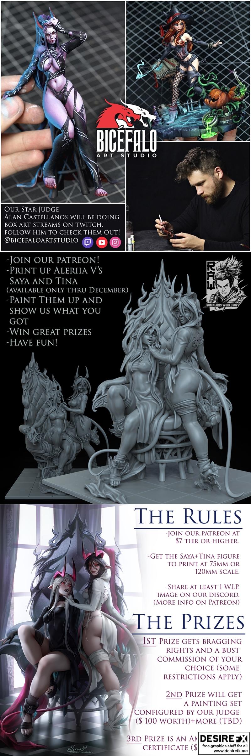 Ronin Arts Workshop RAW - M22十二月作品 - 3D打印模型STL|Ronin Arts Workshop RAW – M22 December 2022 – 3D Print Model STL