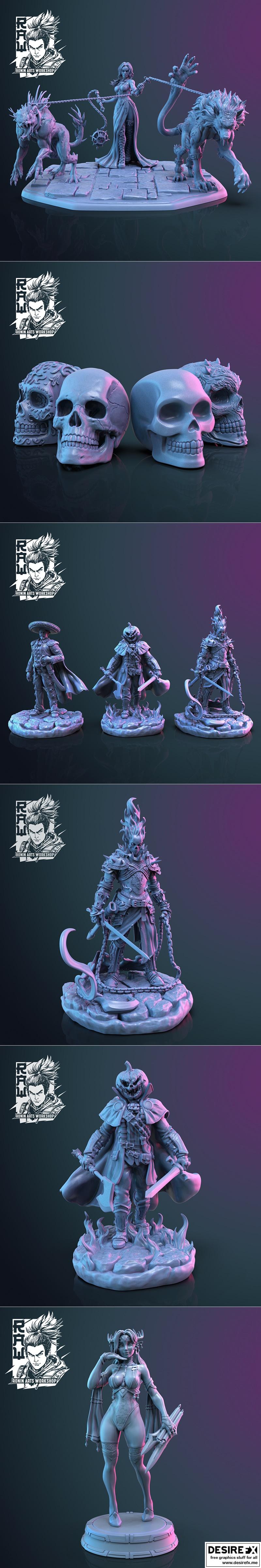 Ronin Arts Workshop RAW - M21十一月2022 - 3D打印模型STL|Ronin Arts Workshop RAW – M21 November 2022 – 3D Print Model STL