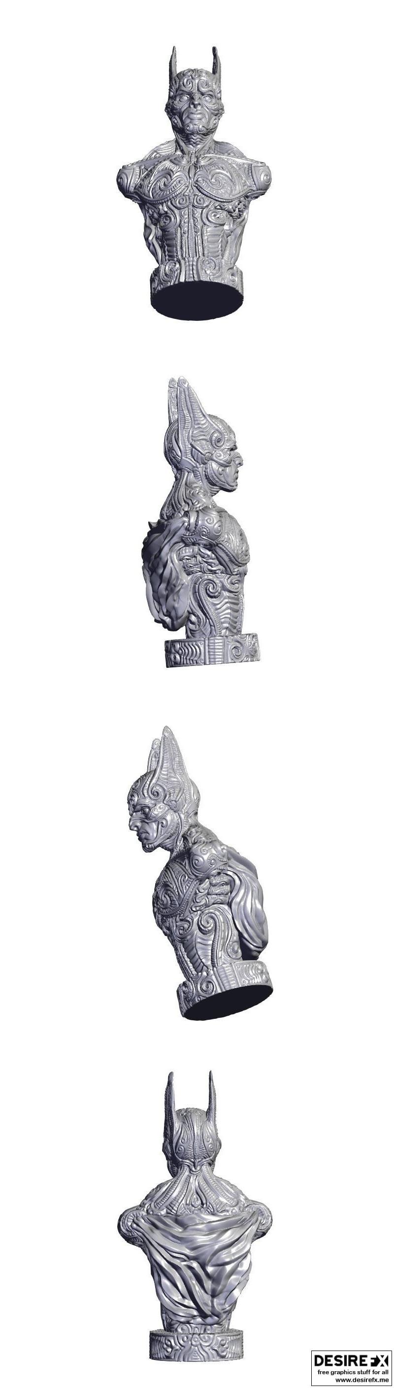 Batguy Bust 3D打印模型|Batguy Bust – 3D Print Model STL