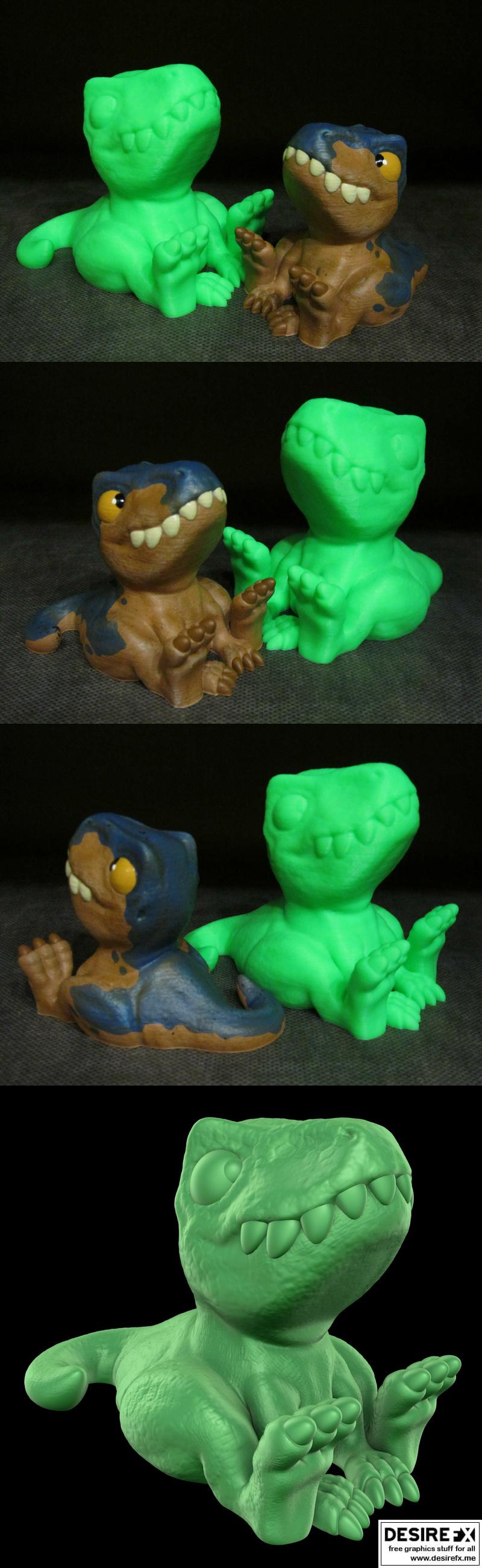 阿尔洛萨urus 3D打印模型|Allosaurus – 3D Print Model STL