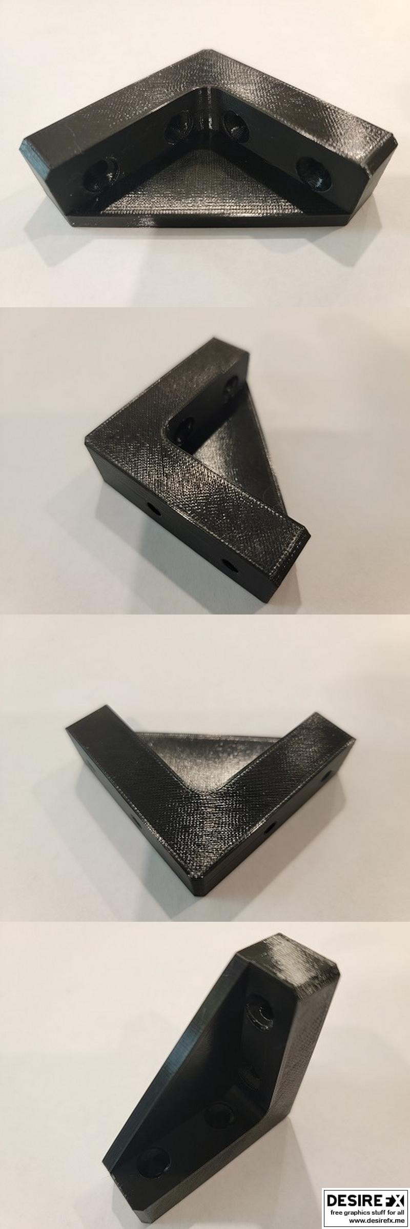 3D打印模型：角落支架 2 - 动漫角色造型设计|Corner Bracket 2 – 3D Print Model STL