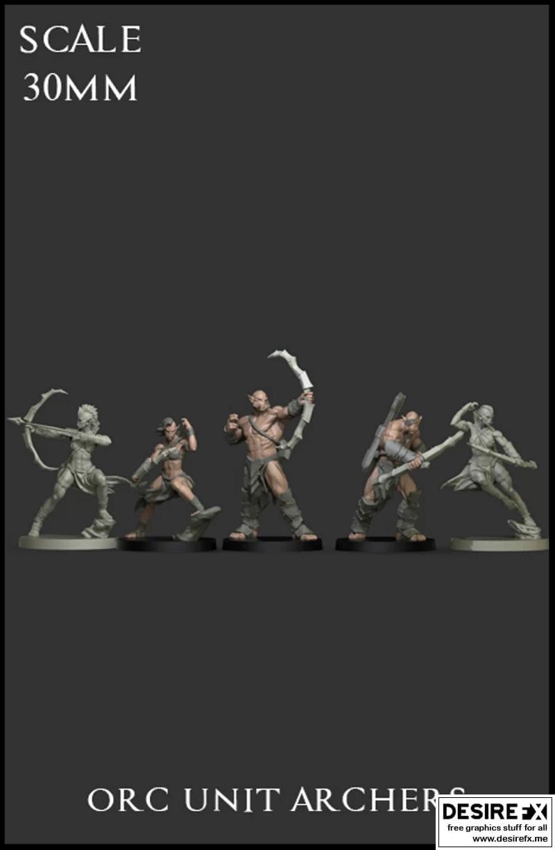 Savage Orcs 3D打印模型|Savage Orcs Packs – 3D Print Model STL