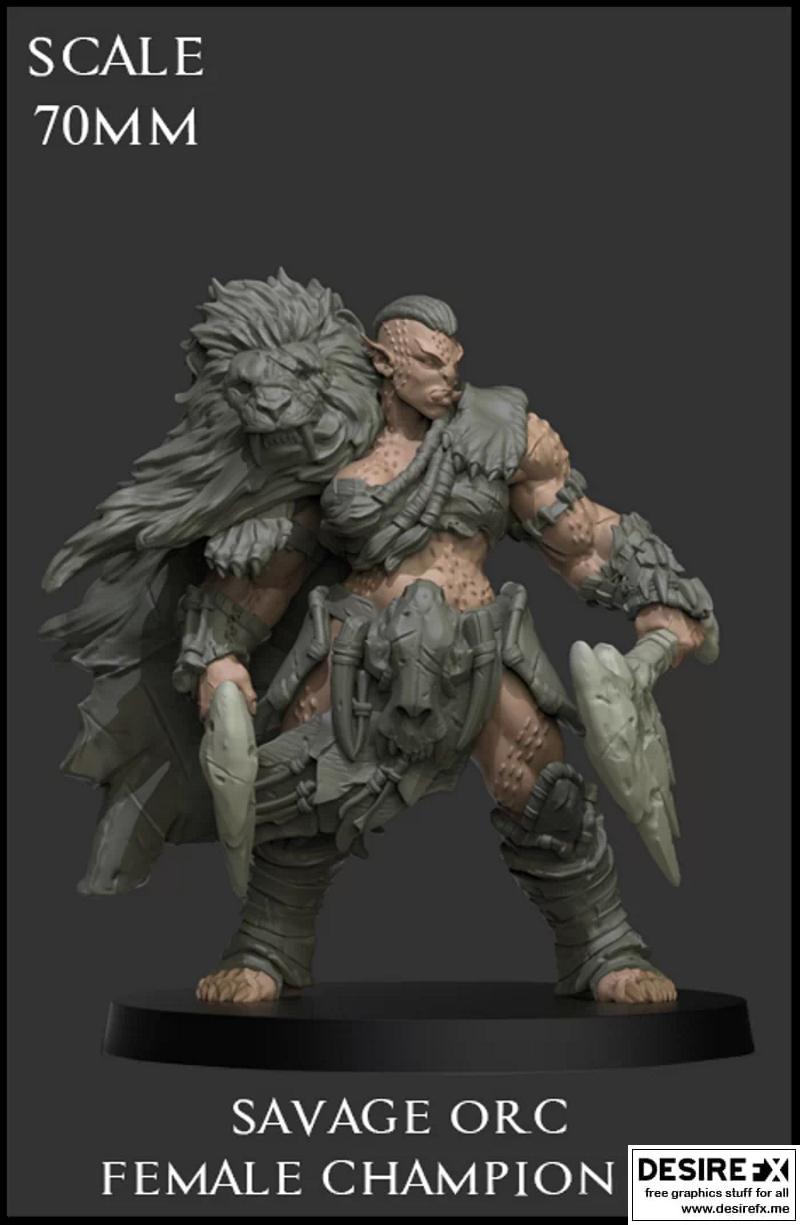 Savage Orcs 3D打印模型|Savage Orcs Packs – 3D Print Model STL