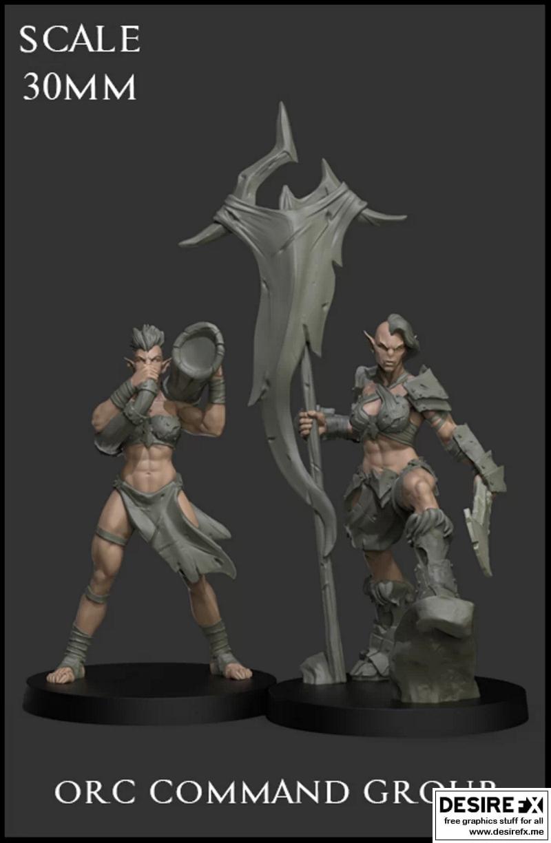 Savage Orcs 3D打印模型|Savage Orcs Packs – 3D Print Model STL