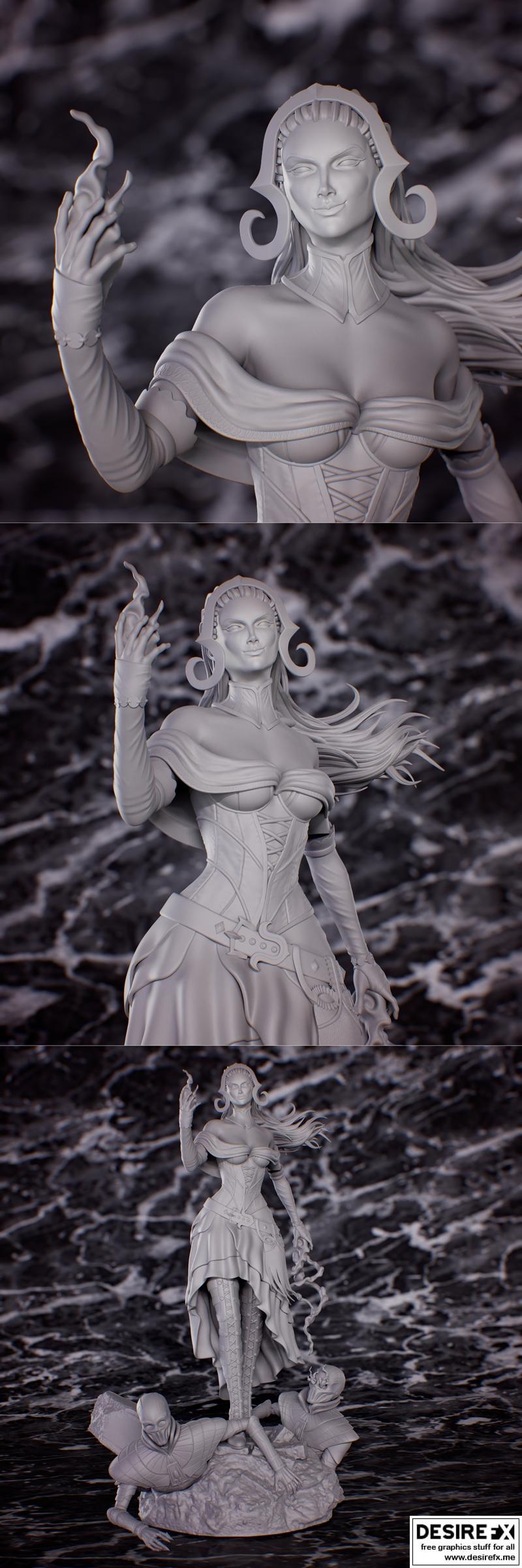 莉莉亚娜·韦斯 3D打印模型 STL|Liliana Vess – 3D Print Model STL
