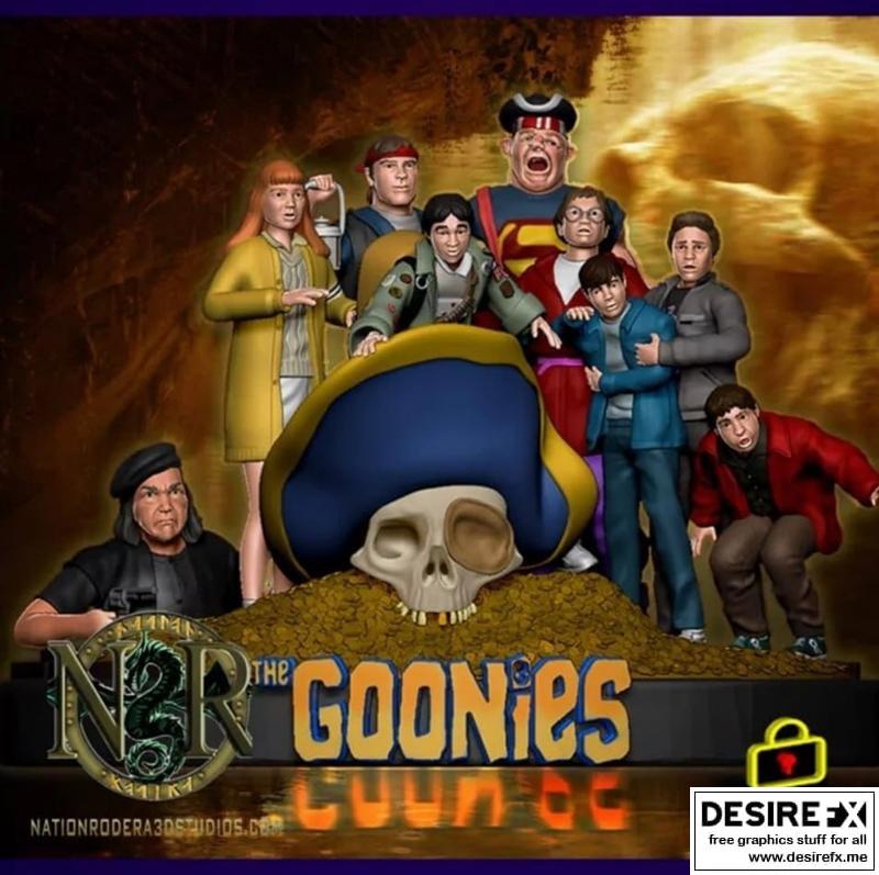 哥顿尼3D打印模型|The goonies – Nation Rodera – 3D Print Model STL