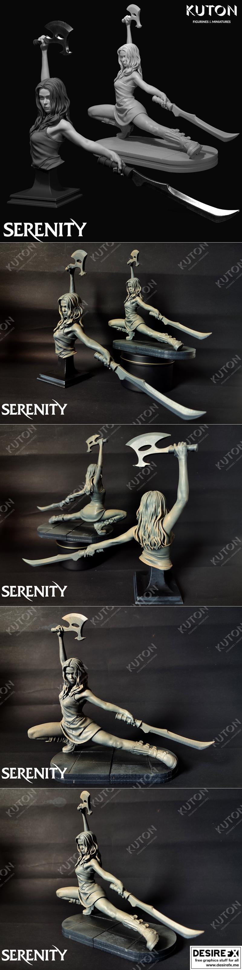 河童 3D打印模型 STL|River Tam – 3D Print Model STL