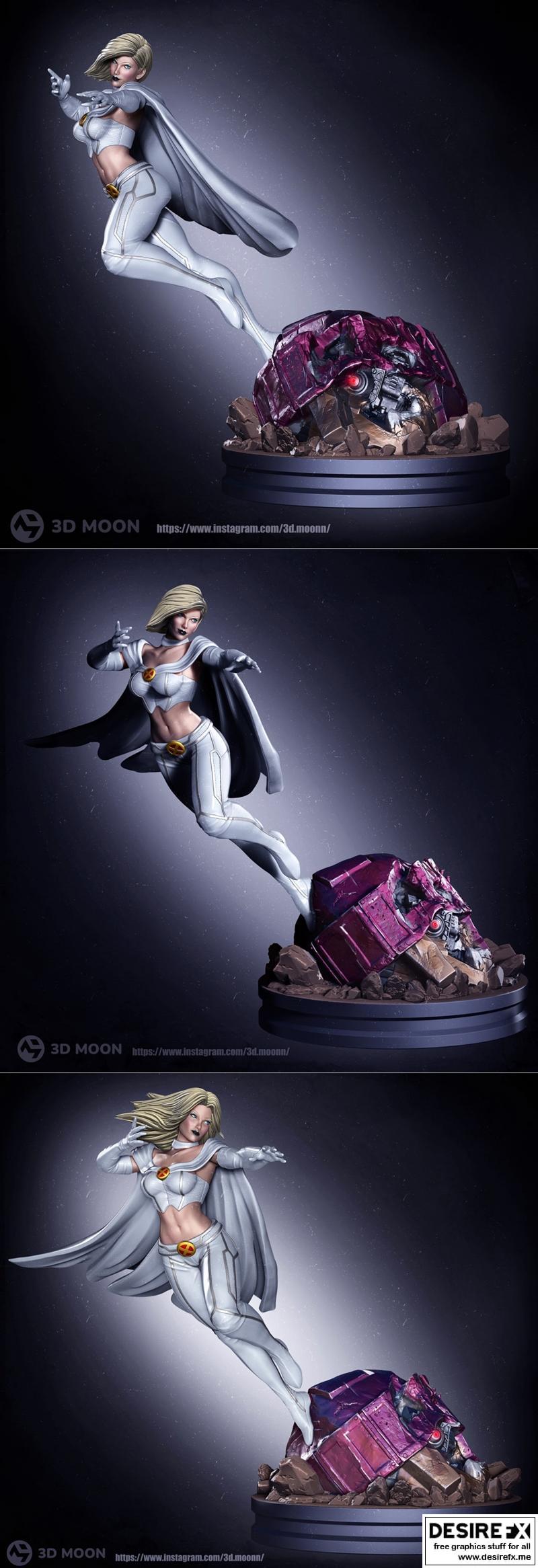 X战警 伊芙·弗罗斯特 3D打印模型|X-Men Emma Frost – 3D Print Model STL