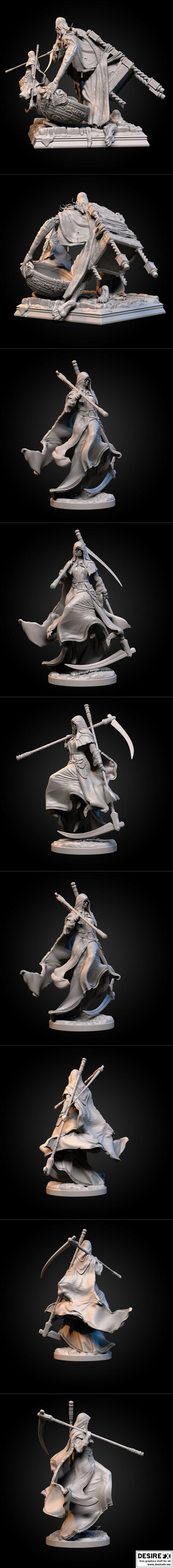 Ariandel与Friede 3D打印模型|Ariandel and Friede – 3D Print Model STL