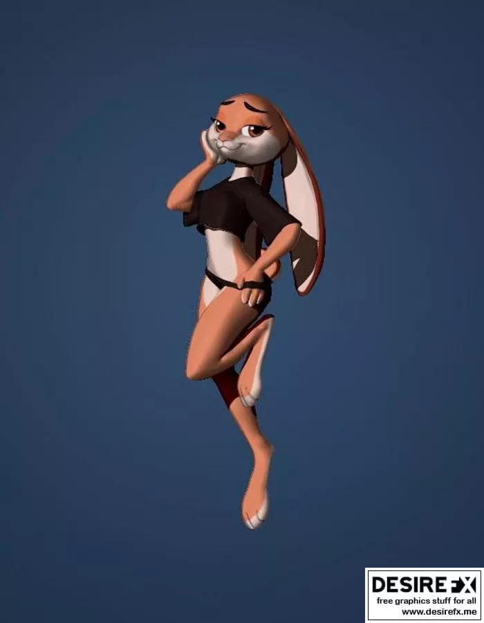 《小兔扎克：疯狂动物城3D打印模型》|Judy Hopps – Zootopia – 3D Print Model STL